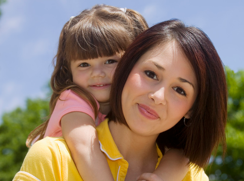 Mother and daughter